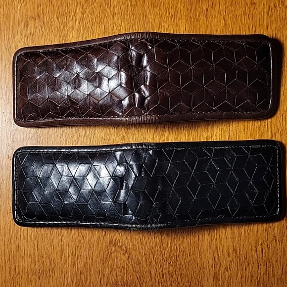 2 Cole Haan Magnetic Brown and Black Money Clips - Picture 3 of 3